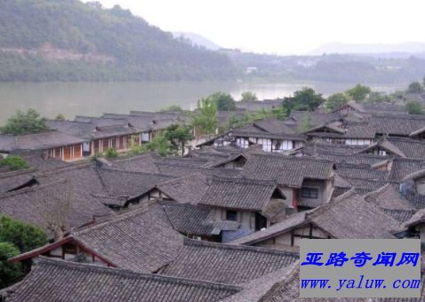 中国四大古城之一四川阆中古城