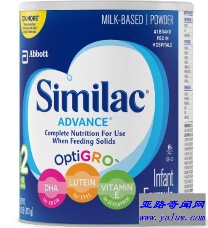 雅培二段先进婴儿配方奶粉 雅培二段先进婴儿配方奶粉