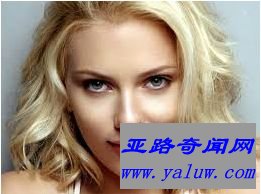 好莱坞最美丽的女明星排行榜：斯嘉丽·约翰逊