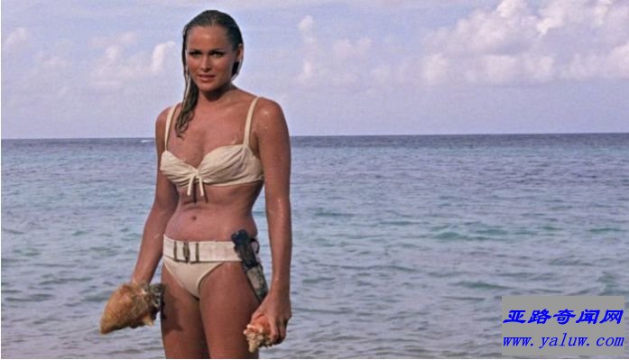 十大最性感的邦德女郎扮演者:诺博士-乌苏拉·安德丝 十大最性感的邦德女郎扮演者:诺博士-乌苏拉·安德丝