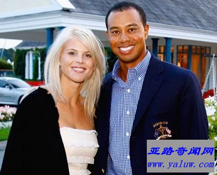 泰格·伍兹和艾琳·诺德格伦 泰格·伍兹和艾琳·诺德格伦