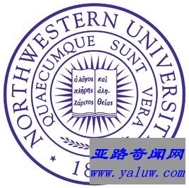 美国西北大学校徽