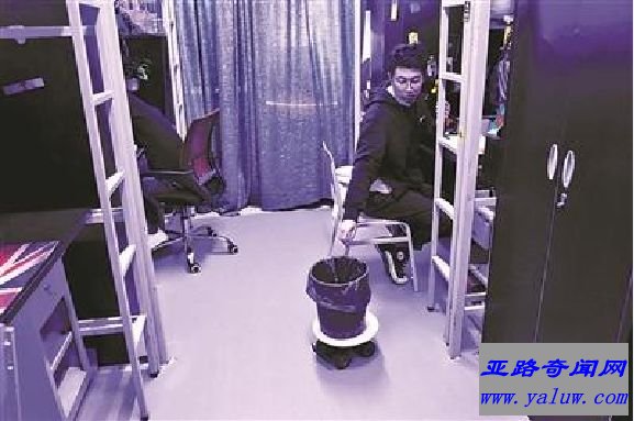 世界上最具科技范的大学寝室 黑科技打造太空舱